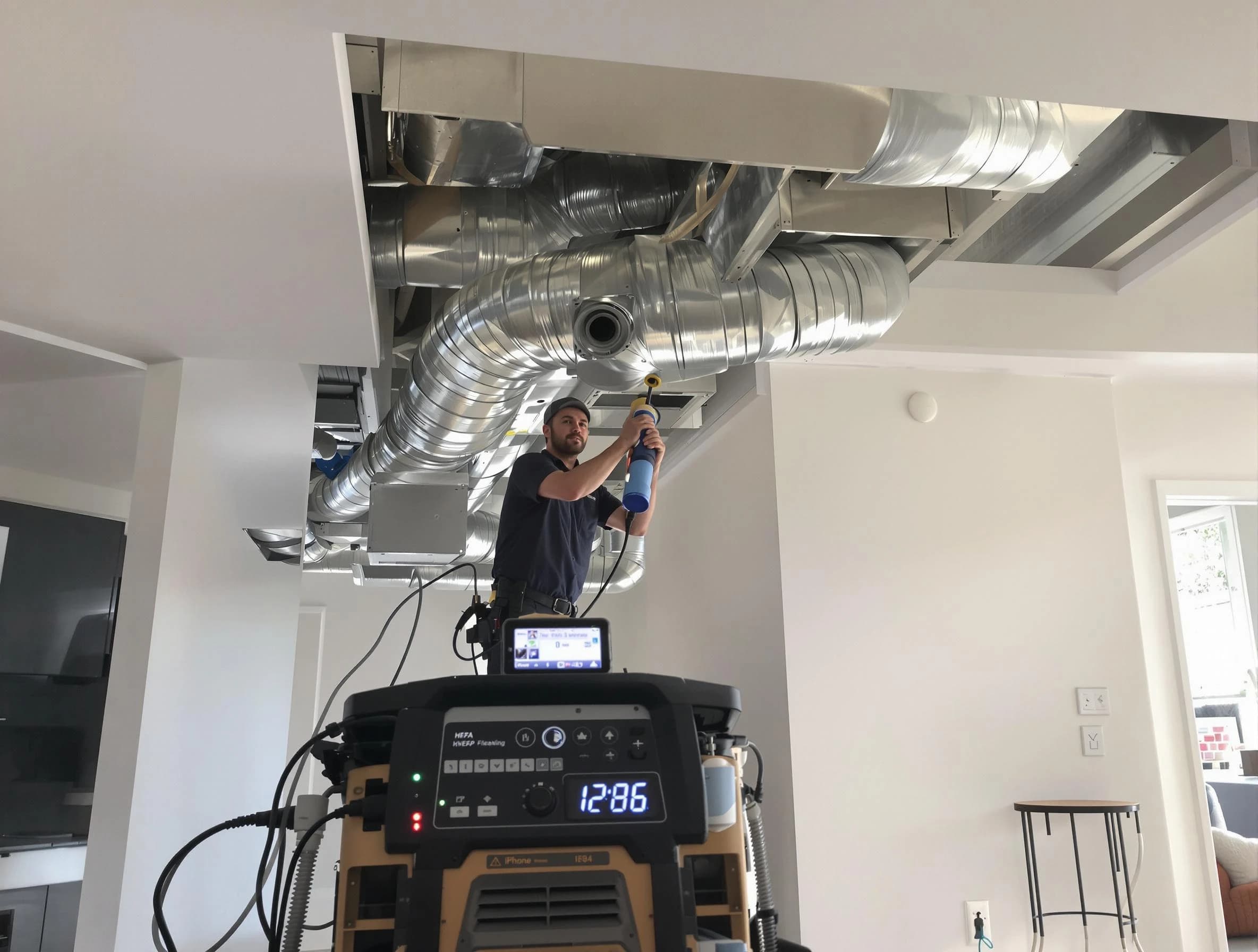 Advanced pure air duct cleaning by Alpine Air Duct Cleaning in Alpine