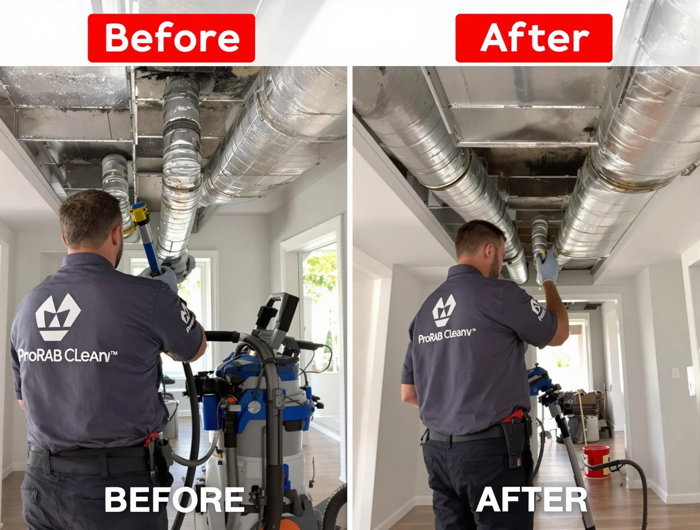 Alpine Air Duct Cleaning expert performing thorough residential duct cleaning in a Alpine home