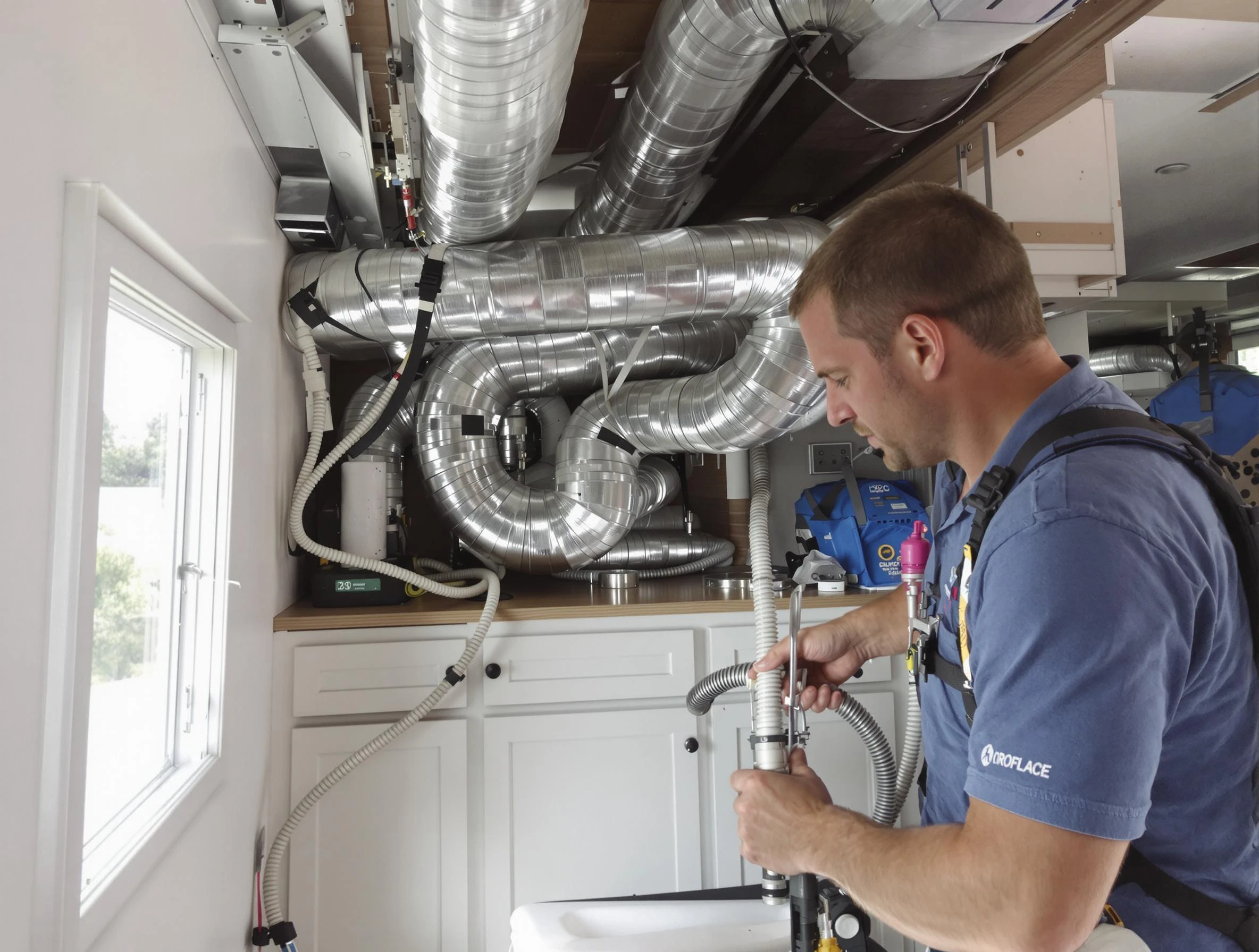 Mobile Home Air Duct Cleaning in Alpine