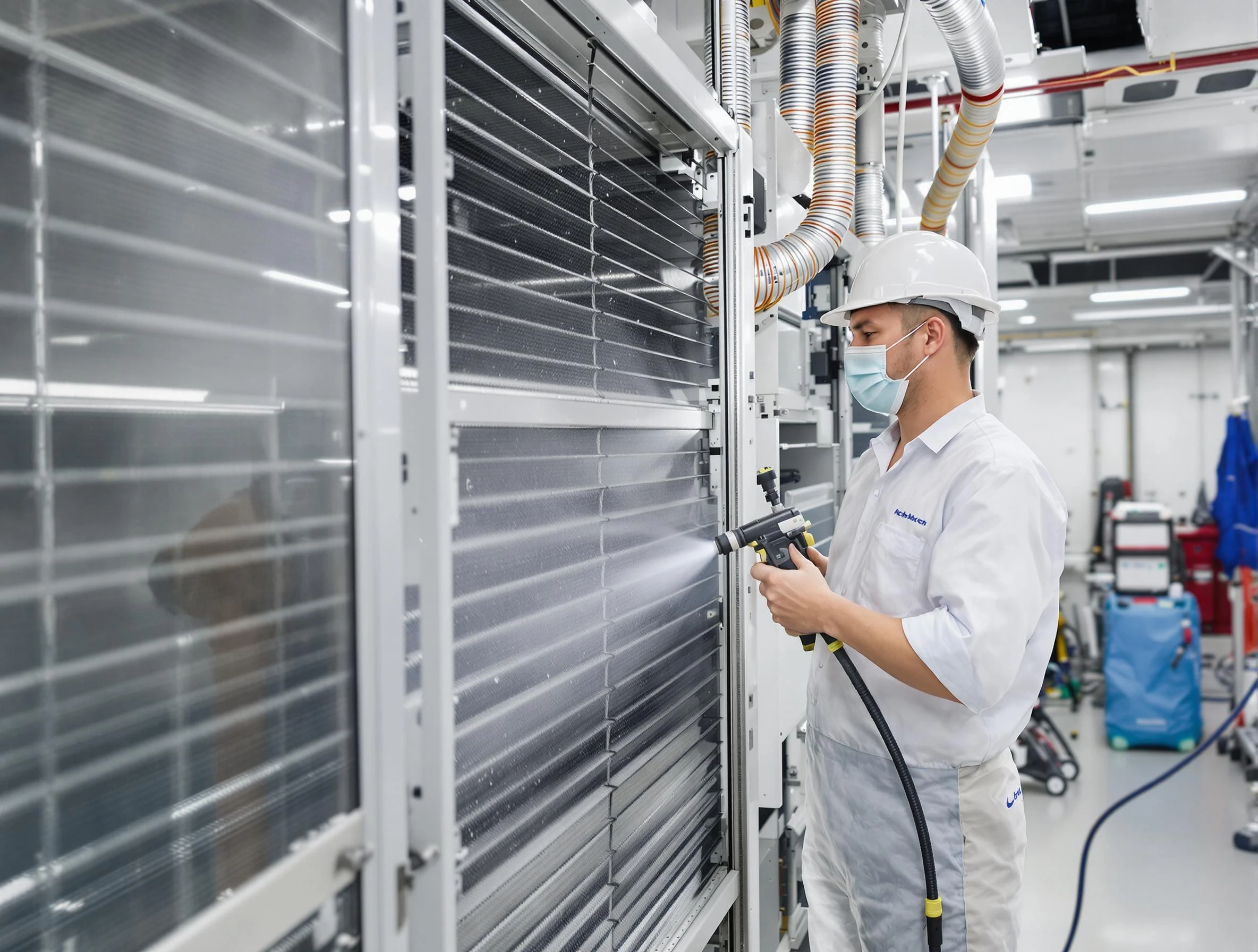 Professional AC coil cleaning by Alpine Air Duct Cleaning in Alpine