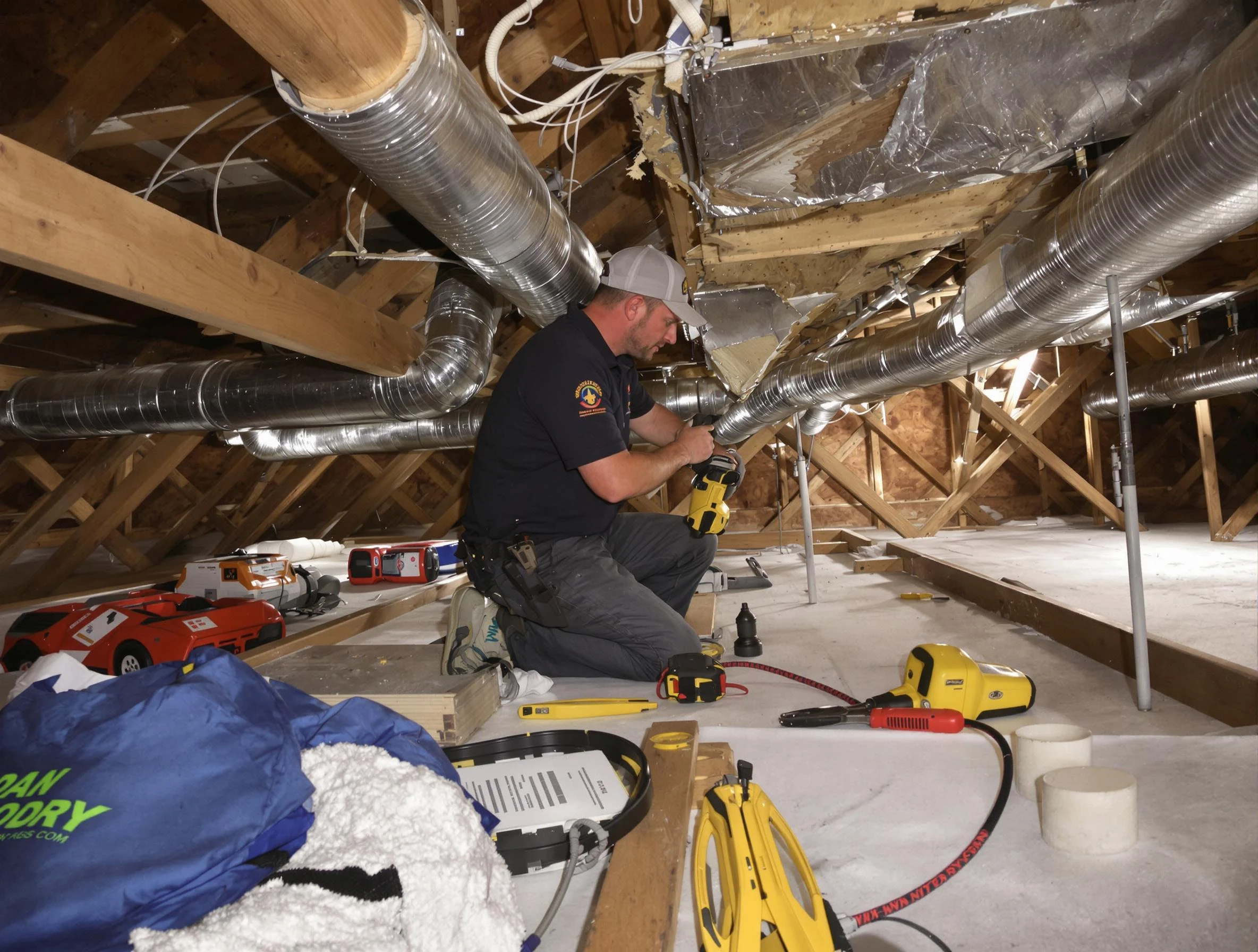 Professional air duct repair by Alpine Air Duct Cleaning in Alpine